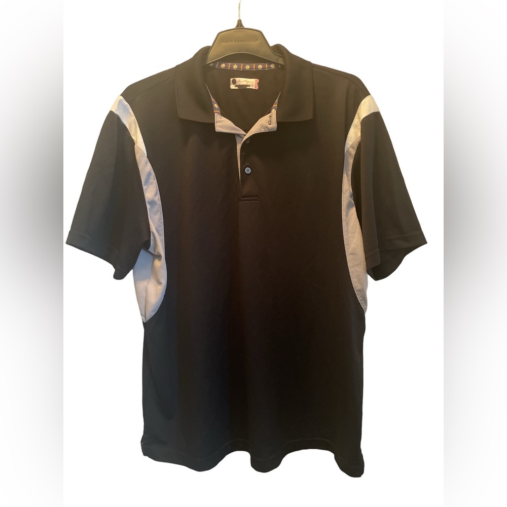 Hogan Men's Polo Shirt in Black and Gray